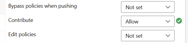 Azure DevOps Contribute Permission